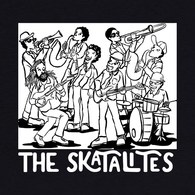 The Skatalites tshirt band dark collor by ROCKHOPPER